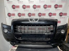 Бампер передній під ПТФ (омивачі фар та хромована губа) до-рест