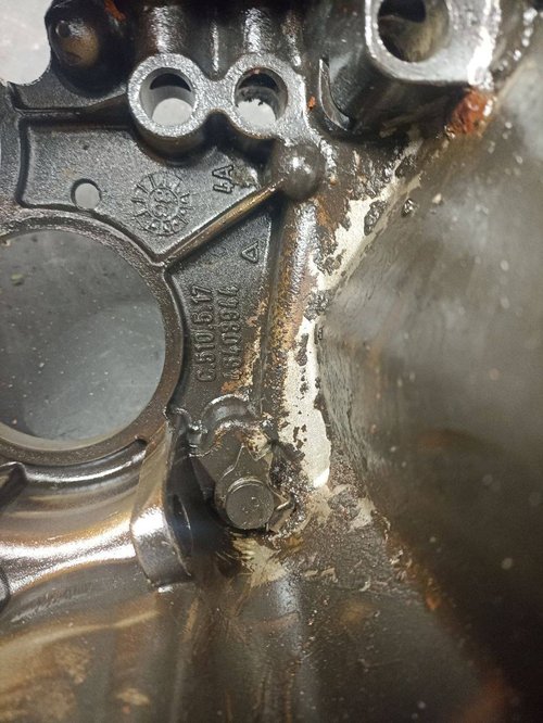 Кришка коробки переключення передач задня частина Alfa Romeo