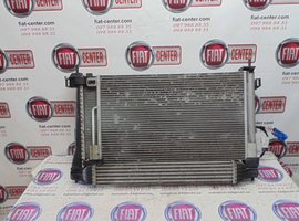 Комплект радиатор охлаждения двигателя, радиатор кондиционера, радиатор интеркуллера 1.3 Mjet